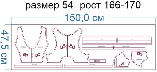 Бесплатная выкройка спортивного топа Выкройка спортивного топа с рельефами WT100320