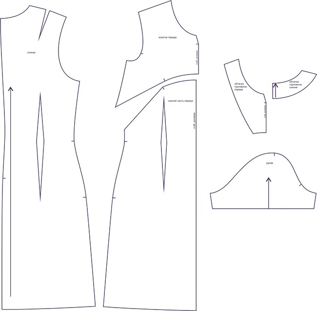 #конструирование Basic dress patterns. ALL SIZES (170growths) FREE!!!!! Source :