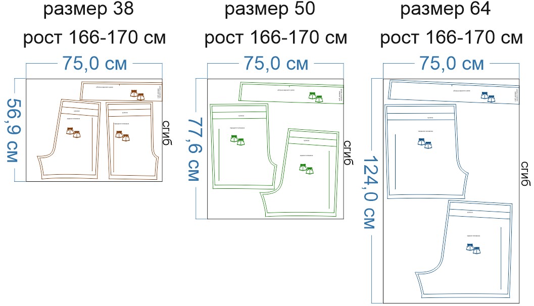 Шорты женские выкройка 46 размер