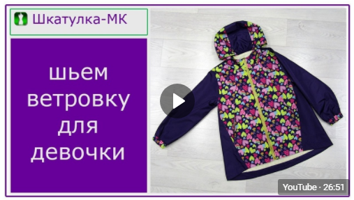 Выкройка куртки для девочек