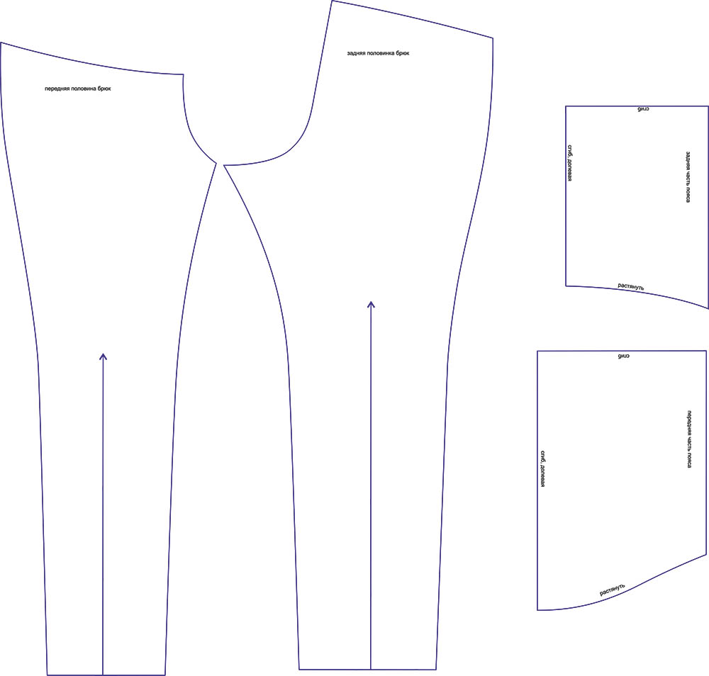 Как сделать выкройку брюк для куклы начинающих пошаговая инструкция