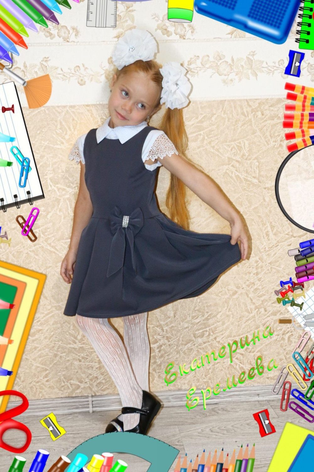 Школьная форма своими руками: платье для девочки