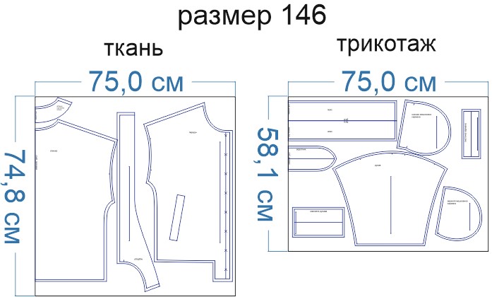 Выкройка детского бомбера