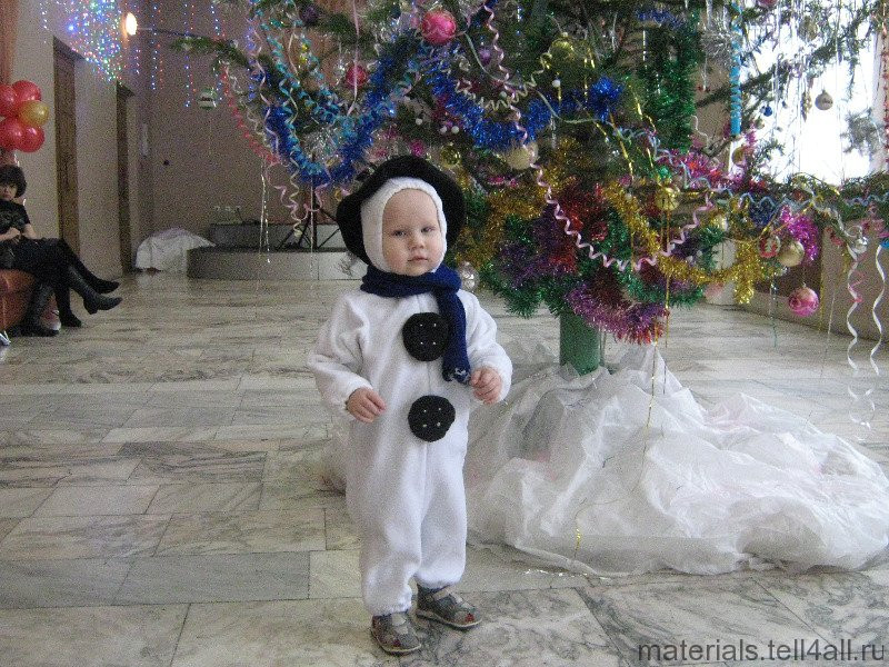 Детские костюмы снеговика