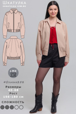Выкройка ветровки Оливия258