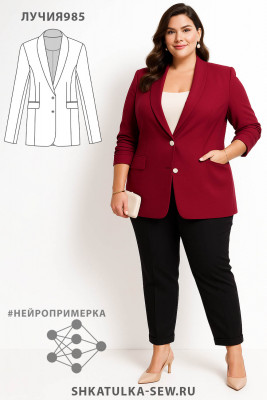Выкройка жакета Лучия985