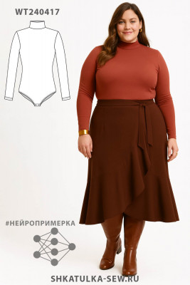 Выкройка боди WT240417