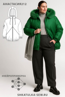 Выкройка женской зимней куртки Анастасия212