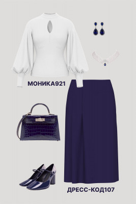 Выкройка юбки Дресс-Код107