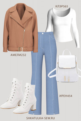 Выкройка лонгслива Клэр565