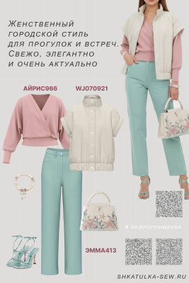 Выкройка утепленного жилета WJ070921