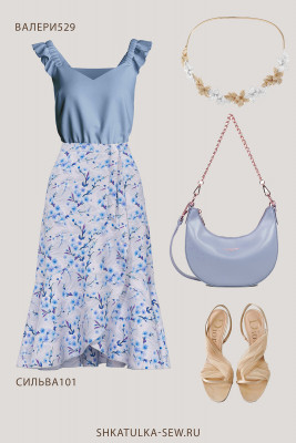 Выкройка топа Валери529